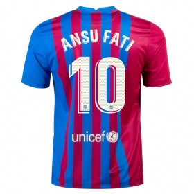 Tenue Barcelone Ansu Fati 10 Domicile 2021-2022 Maillot de Foot